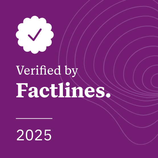 Verified by Factlines 2025